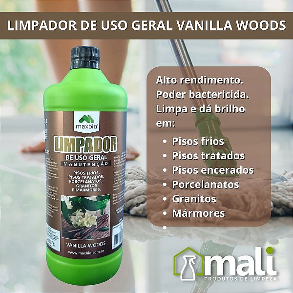 LIMPADOR DE USO GERAL VANILLA WOODS MAXBIO 1L