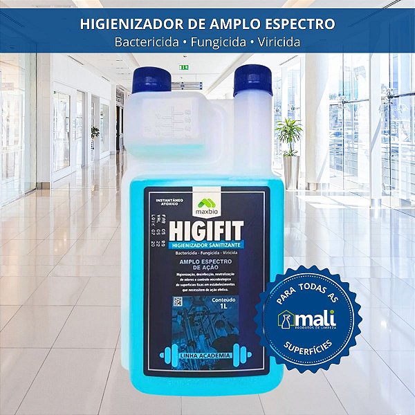 HIGIFIT HIGIENIZADOR SANITIZANTE CONCENTRADO MAXBIO 1L