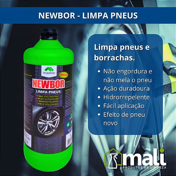 NEWBOR GEL LIMPA PNEUS MAXBIO 1L