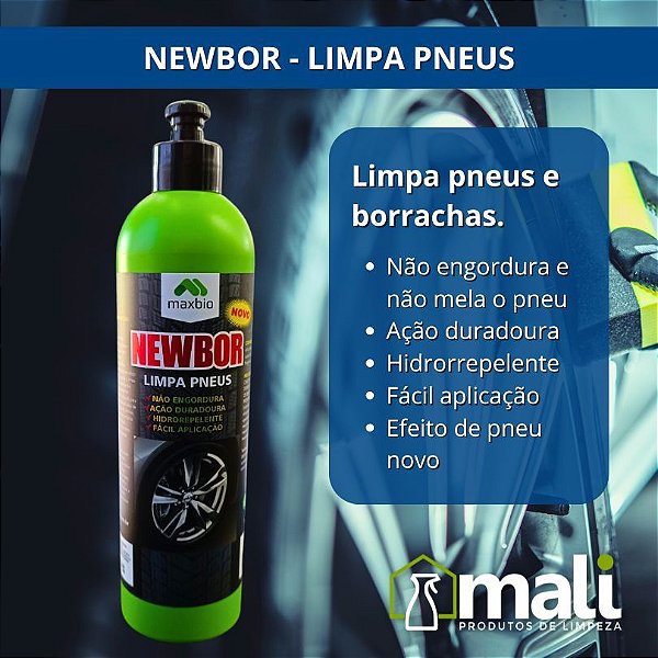 NEWBOR GEL LIMPA PNEUS MAXBIO 500ML