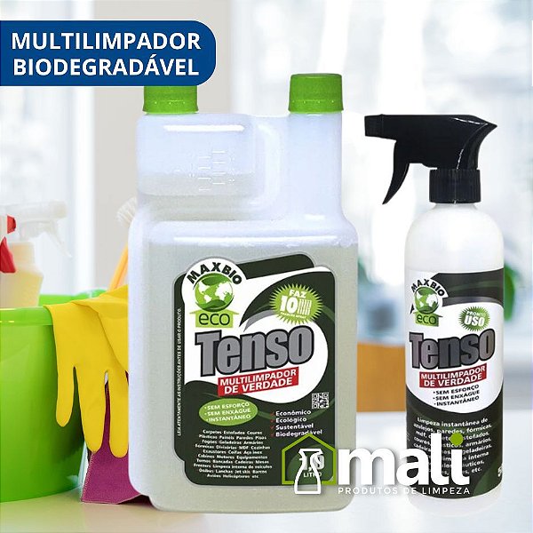 KIT TENSO ECO MULTILIMPADOR SUPERCONCENTRADO MAXBIO 1L