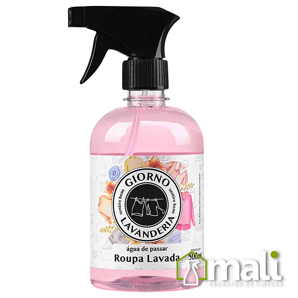 AGUA DE PASSAR GIORNO LAVANDERIA ROUPA LAVADA 500ML