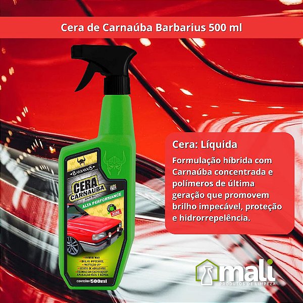 CERA CARNAUBA BARBARIUS 500ML