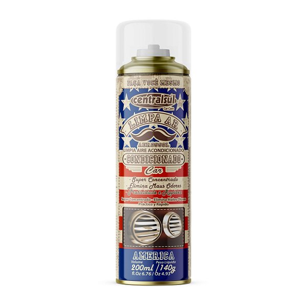 LIMPA AR CONDICIONADO MEN AMERICA 200ML CENTRALSUL