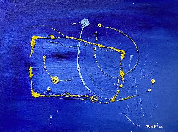 EISABURO MORI - "Leveza" da série "Universa da Mulher" - Óleo sobre Tela (60x80 cm)