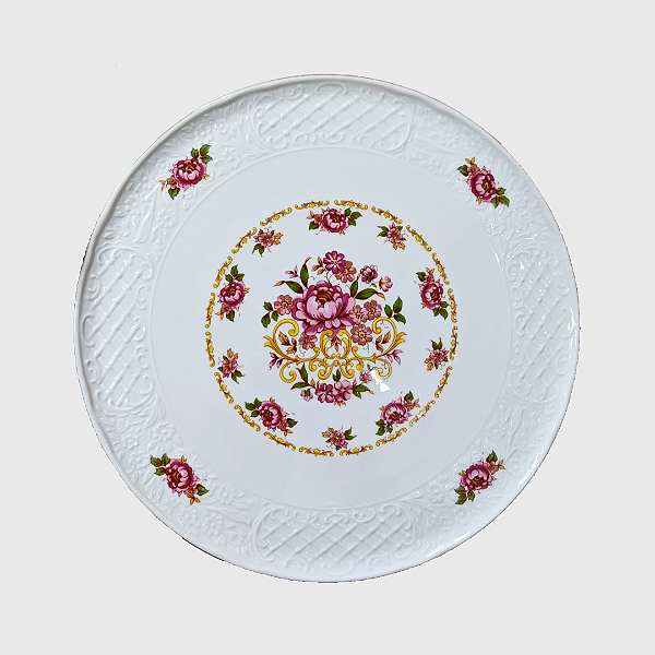 Prato Vintage Schumann-Arzberg Baviera "Empress Dresden Flowers"