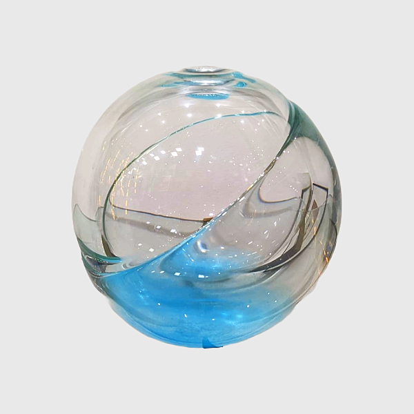 Jacqueline Terpins - "Membrana III", Vaso em Cristal Soprado, 2011 - 20 cm
