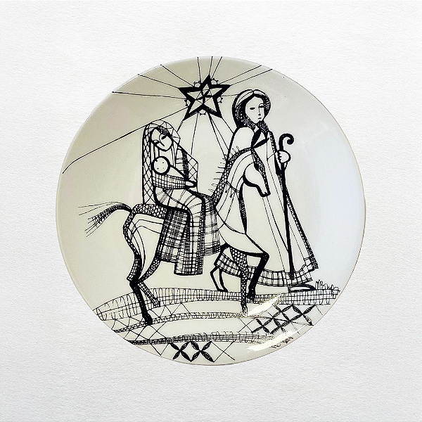 Prato de Porcelana Kronenster Bavaria “A Sagrada Família” – 1984