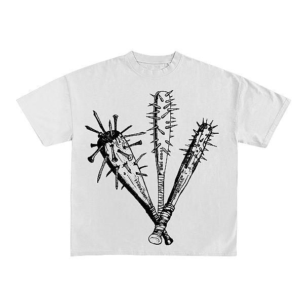 Camiseta Baseball Bat - Branco