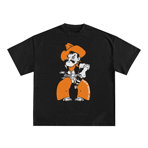 Camiseta Cowboy - Preto