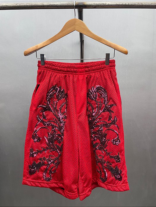 Spark Red Mesh shorts