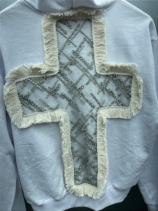 Crystal Cross hoodie