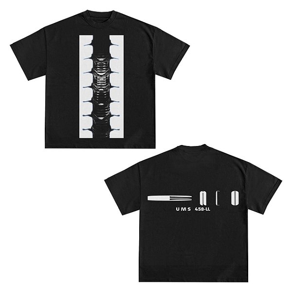 Camiseta Column x Enco - Preto