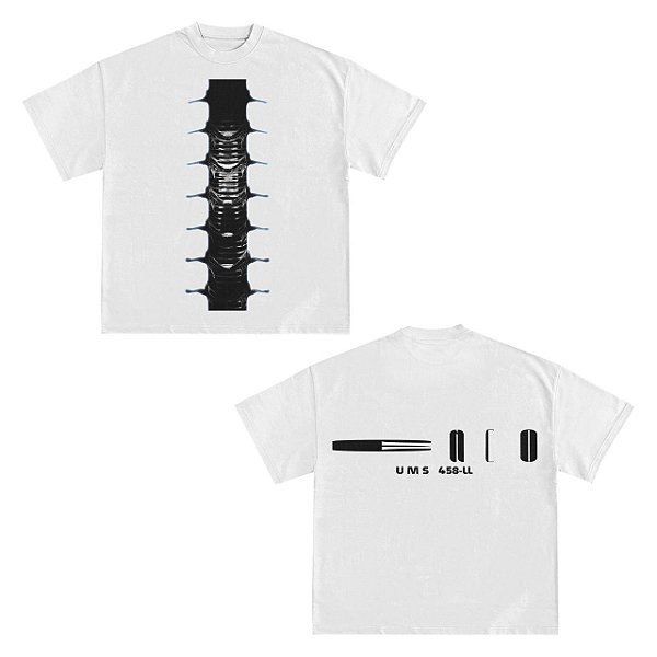 Camiseta Column x Enco - Branco