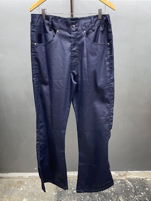 Dark Blue Waxed Flares