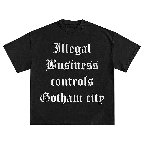Camiseta Gotham City - Preta