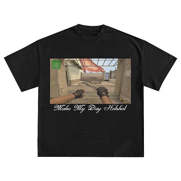 Camiseta Make My Day Hotshot - Preta