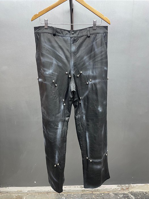 Piercing carpenter Leather Pants