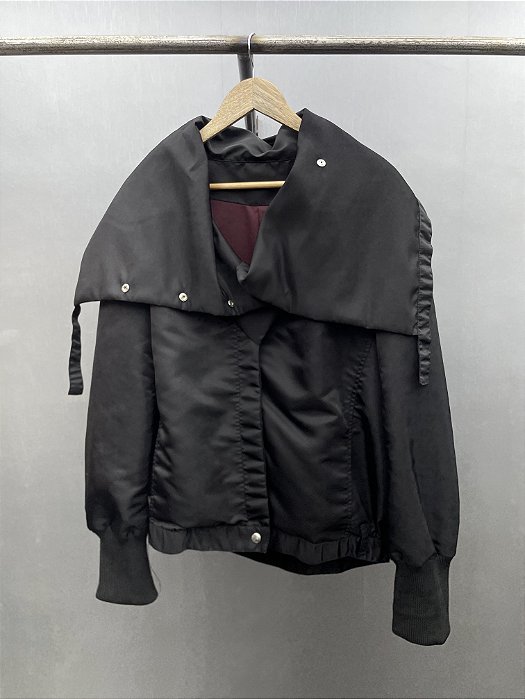 Dystopian Psycho Killer Jacket Nylon Preta