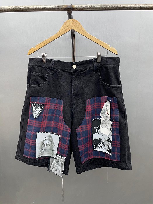 Lordre x UMS 458-LL 1/1 Flannel carpenter shorts