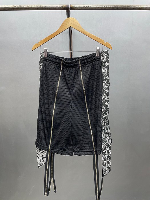 Pope zip up mesh shorts