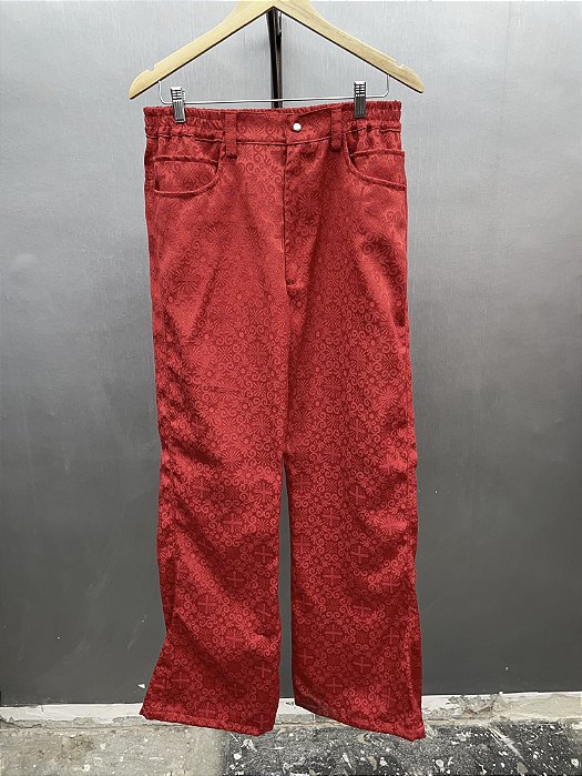 Baby Priest Flare Pants Vermelha