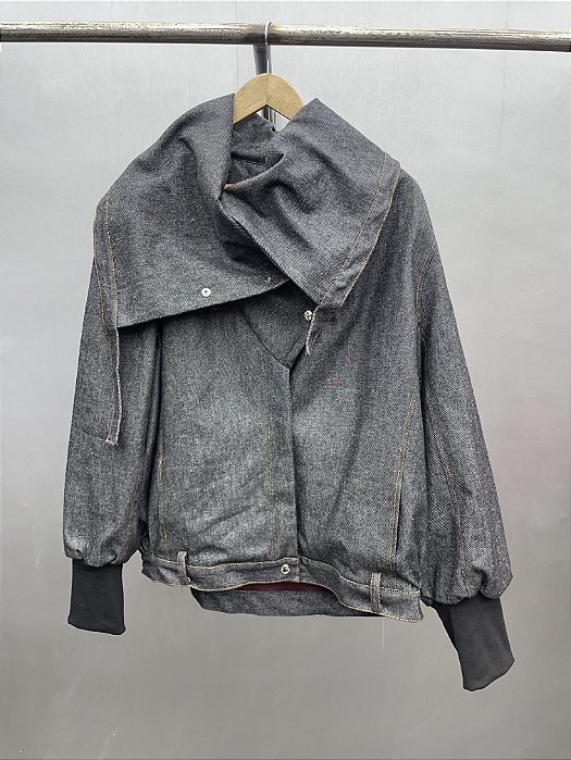 dystopian psycho killer denim jacket