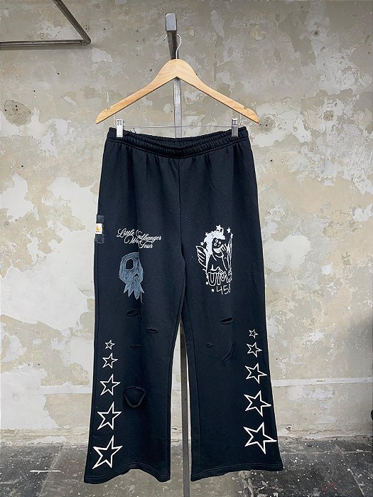 Calça Moletom baggy preta