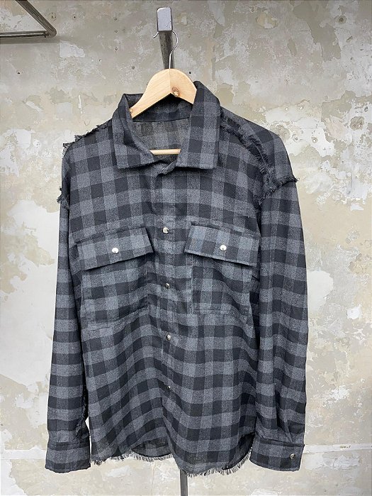 Flannel Shirt Black