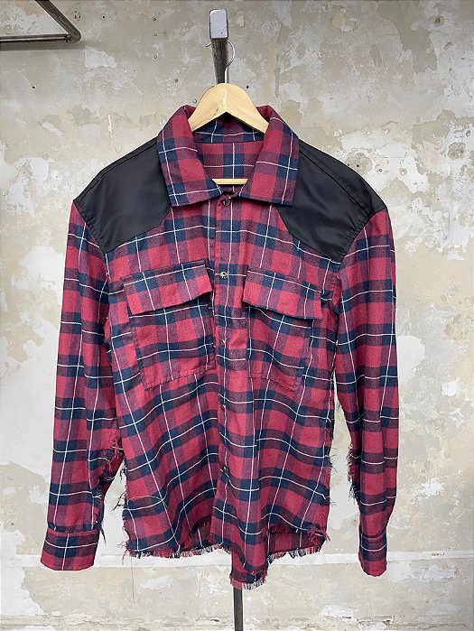 Flannel Shirt Nylon Red