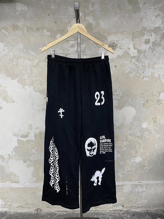 Calça Moletom Baggy Preta