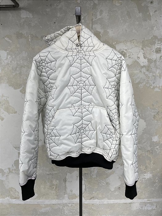 Spider Web Padded Hoodie