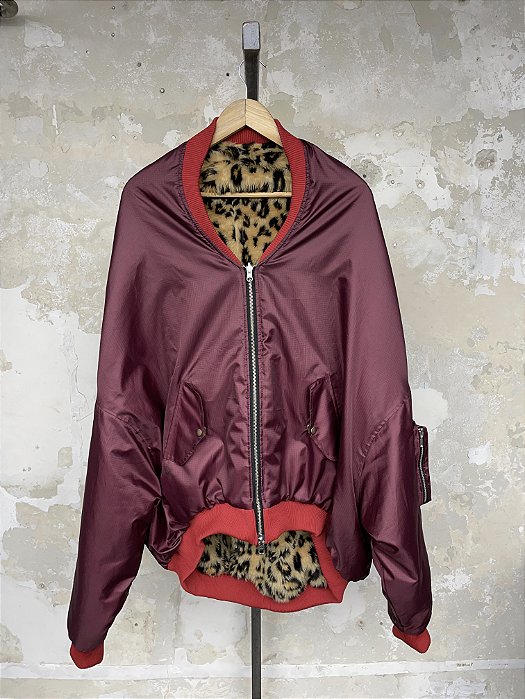 Double face bomber jacket