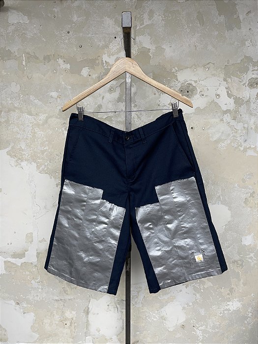 Silver tape Work Shorts