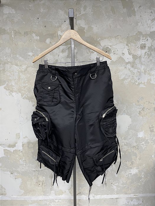 Nylon Cargo Shorts