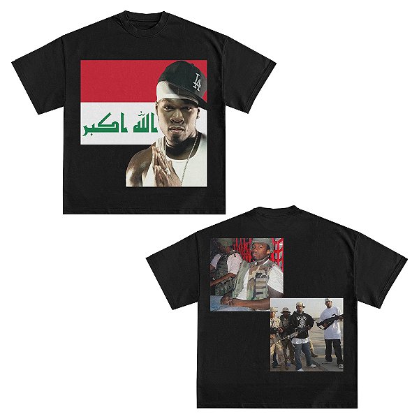 Camiseta 50 CENT Preta