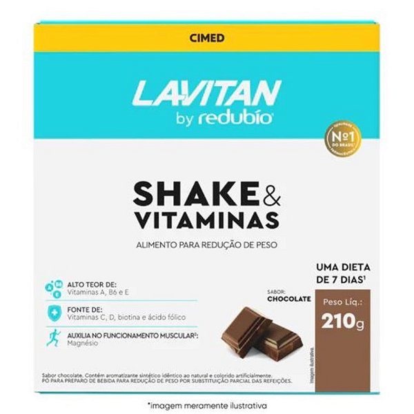 Shake Lavitan by Redubío & Vitaminas - Chocolate 210g