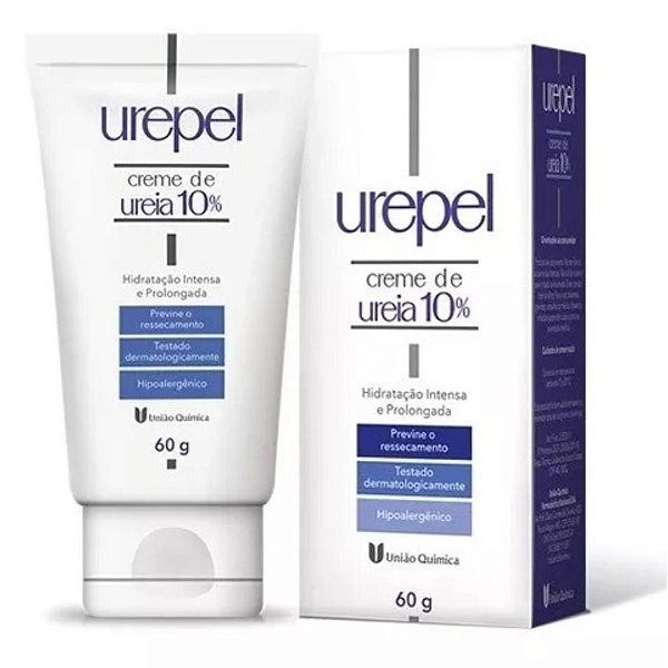 Urepel 60g - Creme de Uréia 10% - Para Pele Ressecada - União Quimica