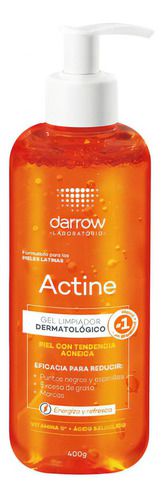 Gel de Limpeza Facial Actine Vitamina C 400ml | Darrow
