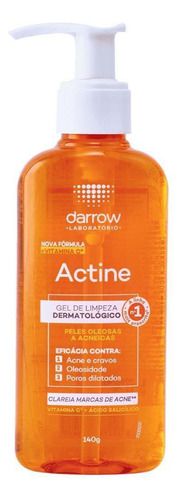 Gel de Limpeza Facial Actine Vitamina C 140g | Darrow
