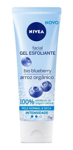 Gel Esfoliante Facial Refrescante Bio Blueberry 75g | Nivea