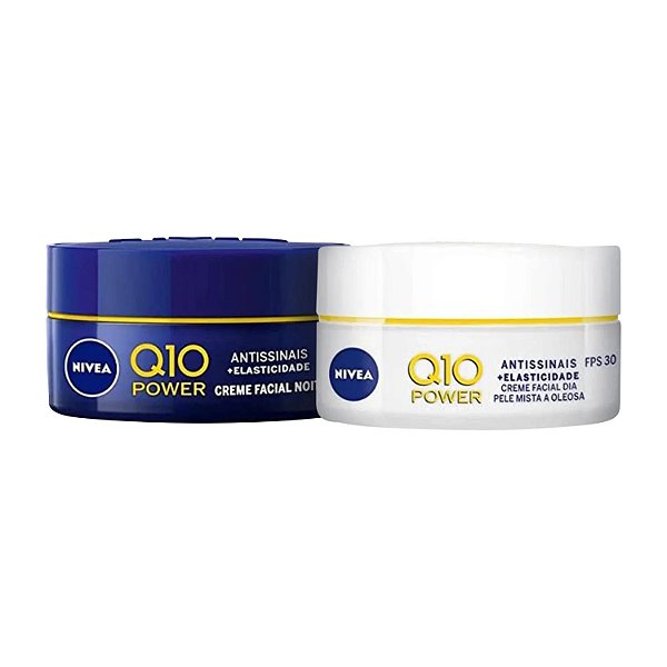 Kit Creme Q10 Power Diurno FPS 30 e Noturno 50ml | NIVEA