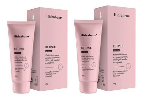 Kit 2 Séruns Antirrugas Retinol com Ácido Hialurônico | Hidrabene