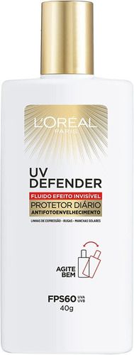 Protetor Solar Fluido Uv Defender Fps 60 40g | L'oréal Paris