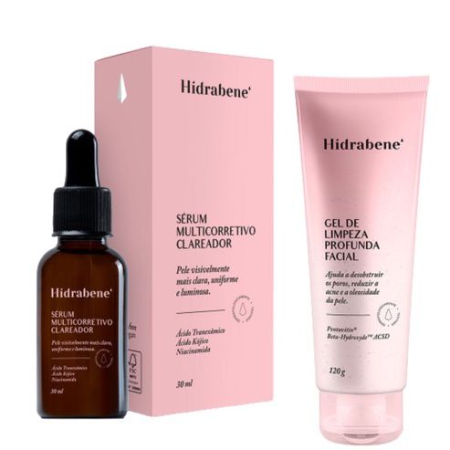 Kit Skin Care: Sérum + Gel de Limpeza Profunda | Hidrabene