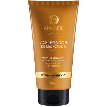 Acelerador de Bronzeado Anasol Loção - Óleos de Oliva e Girassol / Vitamina B5 + E - Hipoalérgico 150 g