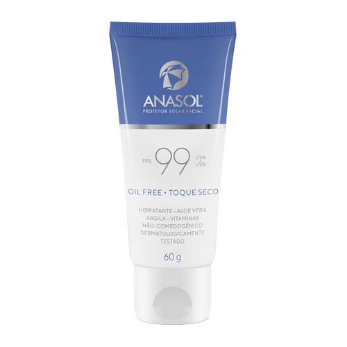 Protetor Solar Facial 99 FPS com Vitamina E | Anasol