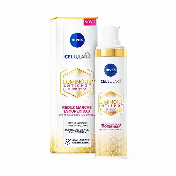 Fluido Facial Anti-Mancha Cellular Luminous FPS50 40ml | Nivea
