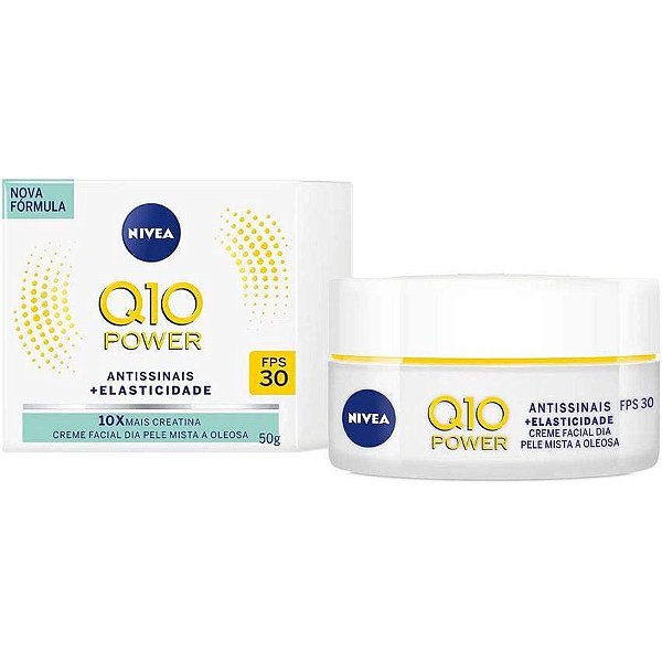 Creme Facial Antissinais Q10 Power Diurno FPS 30 50g | Nivea