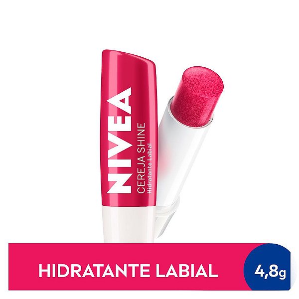 Protetor Labial Nivea Cereja Shine 4,8g | Nivea